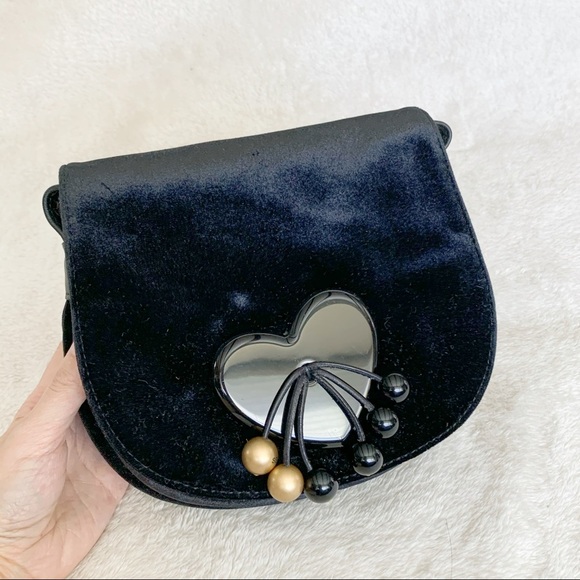 NWT See by Chloe SBC Velour Saddle Crossbody Bag​